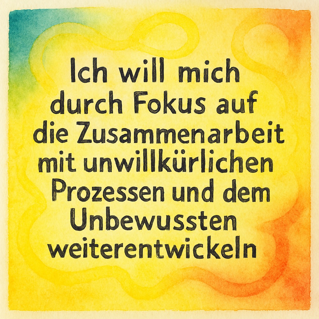 Verändern mit unwillkürlichen Prozessen