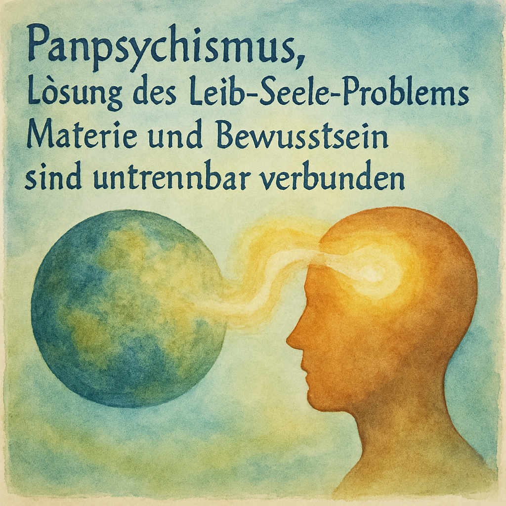 Panpsychismus Lösung des Leib Seele Problems  Materie und Bewusstsein sind untrennbar 